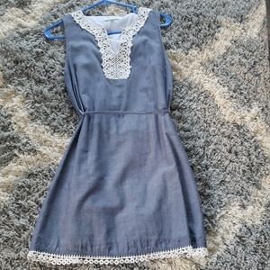EUC Mud pie denim colored dress